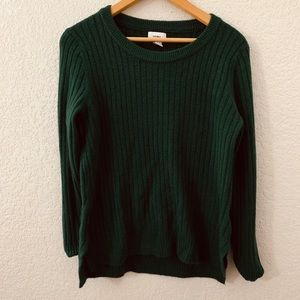 Forest Green Crew Neck Sweater